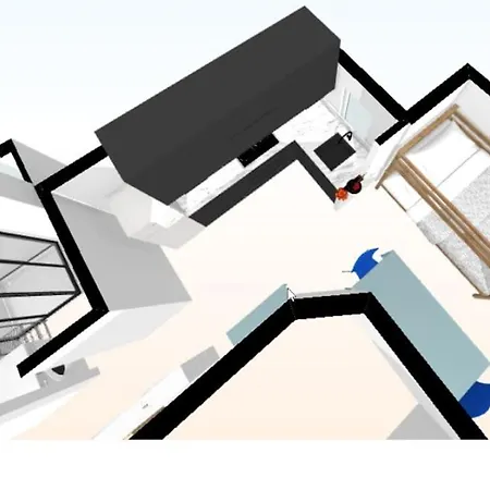 Apartment Brigh Loft Dishwaser Surfers&nomads