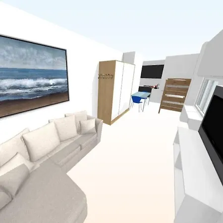 Apartment Brigh Loft Dishwaser Surfers&nomads