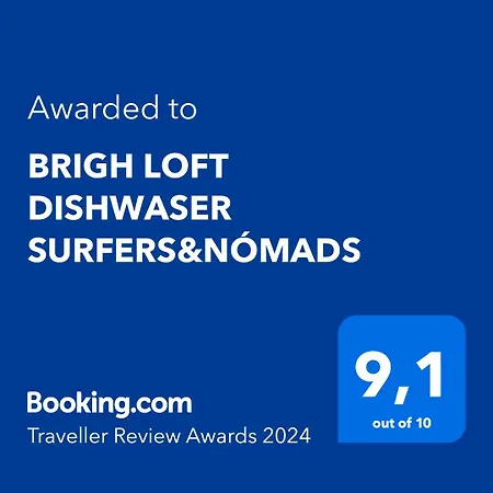 Brigh Loft Dishwaser Surfers&nomads Apartment *