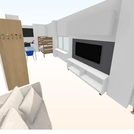 Apartamento Brigh Loft Dishwaser Surfers&nomads *