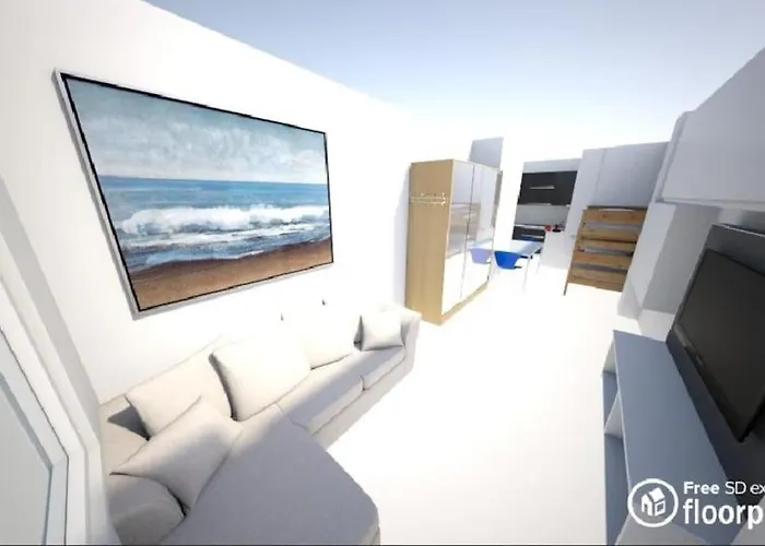 아파트 Brigh Loft Dishwaser Surfers&nomads *